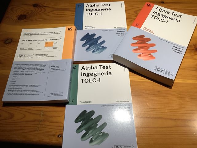 kit di libri completo per preparazione test