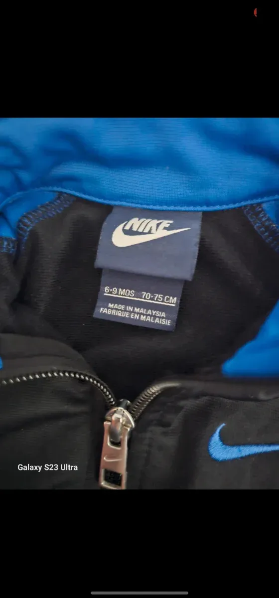 Completo tuta Nike blu e nero