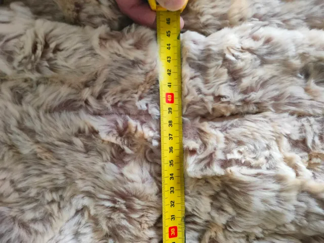 Abrigo pelo sintético talla M