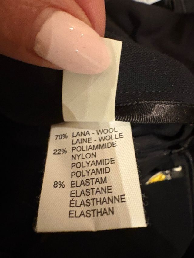 Falda midi VDP COLLECTION negra