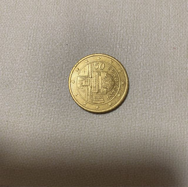 Moneda 50 Céntimos Austria 2007