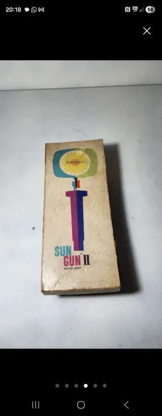 Foco de cine antiguo para cámaras de Super 8 y 16m