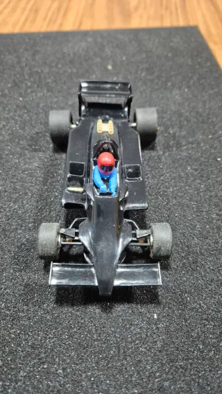 Coche Scalextric Exin Negro Piloto Rojo