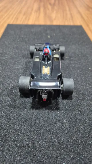 Coche Scalextric Exin Negro Piloto Rojo