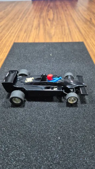 Coche Scalextric Exin Negro Piloto Rojo