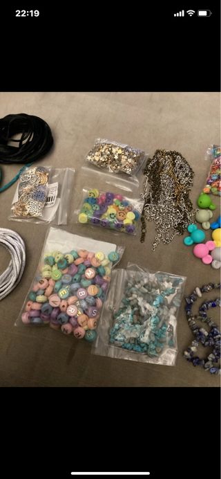 Lote Abalorios y Cuentas Variadas