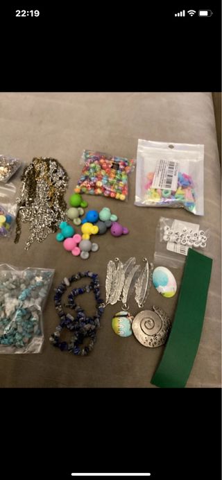 Lote Abalorios y Cuentas Variadas