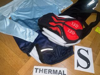 Conjunto equipación ciclismo termal.INVIERNO. S. 