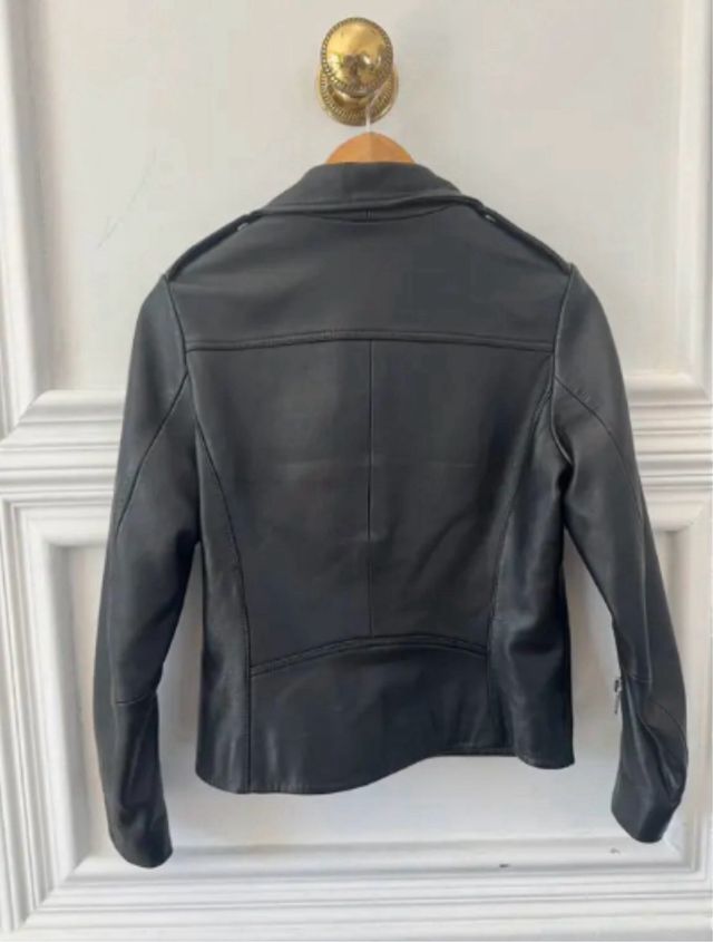 Chaqueta de cuero, marca  Sandro