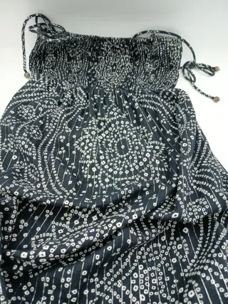 Vestitino corto nero e argento tg S