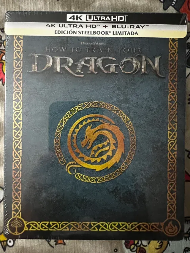 Cómo Entrenar a tu Dragón Steelbook 4K Blu-ray