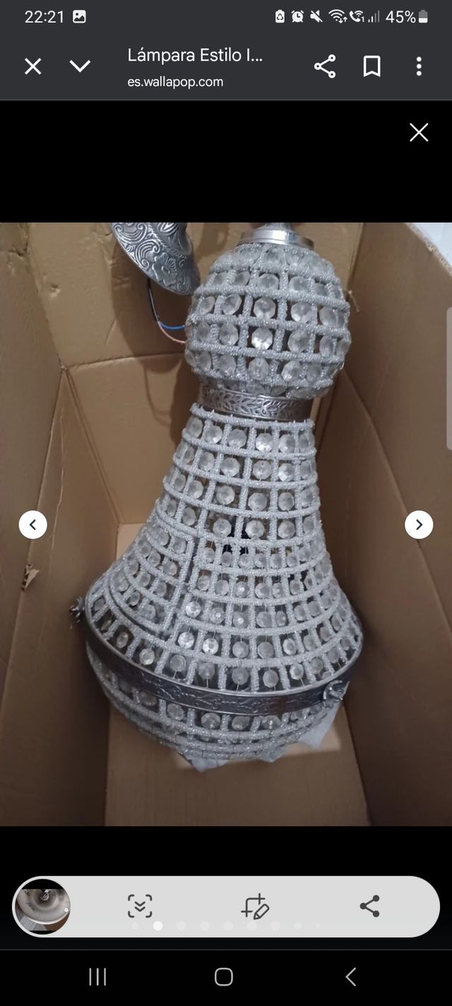 Lámpara estilo Imperio nueva