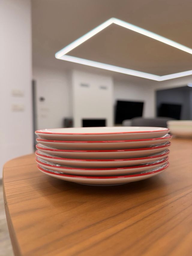 Set de 6 Platos de postre Zara Home Sandía