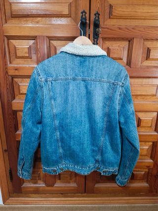 Cazadora Springfield borrego azul