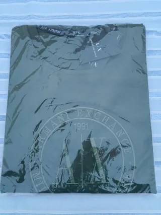 Camiseta Armani Exchange AX Verde Militar