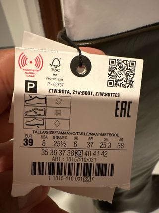 Botas altas Zara marrones