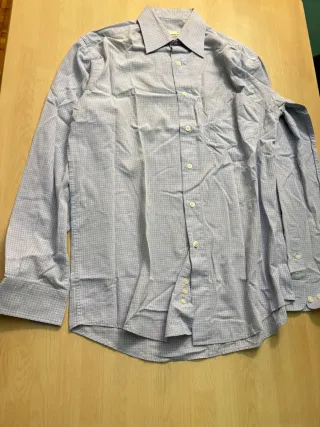 Camisa de cuadros azul Talla M/L