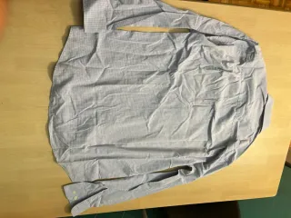 Camisa de cuadros azul Talla M/L