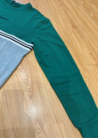 Sudadera Antony Morato Verde y Gris