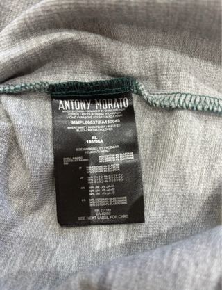 Sudadera Antony Morato Verde y Gris