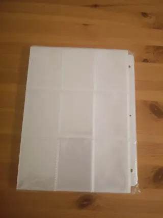 50 Hojas de Álbum para Cartas nuevo