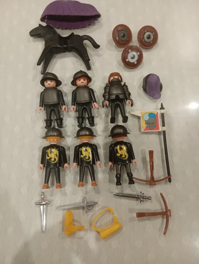 Playmobil Caballeros Medievales 3329 y 3669
