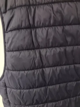 Chaleco acolchado azul Zara