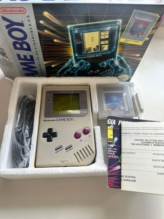 Nintendo Game Boy Consola con Caja y Tetrix