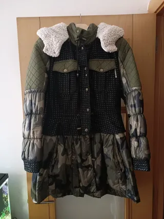 Abrigo Holy Preppy verde militar