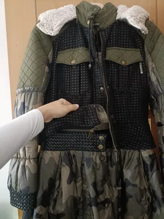 Abrigo Holy Preppy verde militar