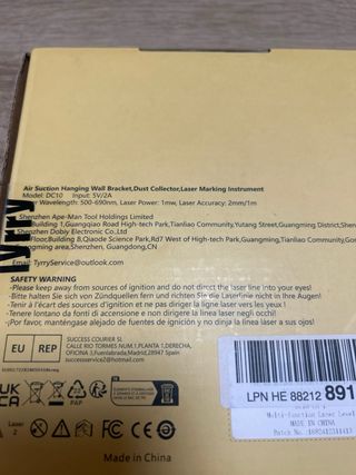 Tyrry DC 10 Nivel Láser y Colector Polvo