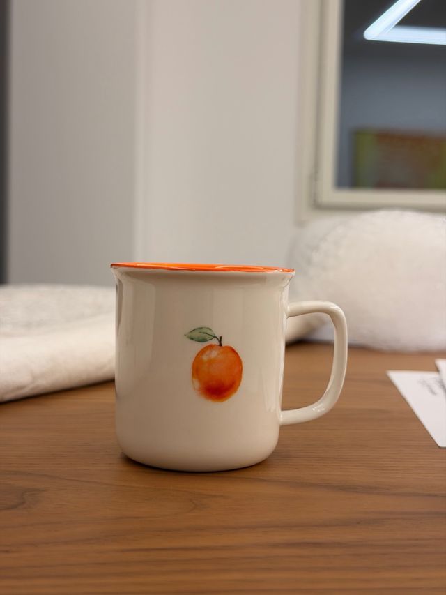 Set de 6 tazas de café Zara Home Naranja