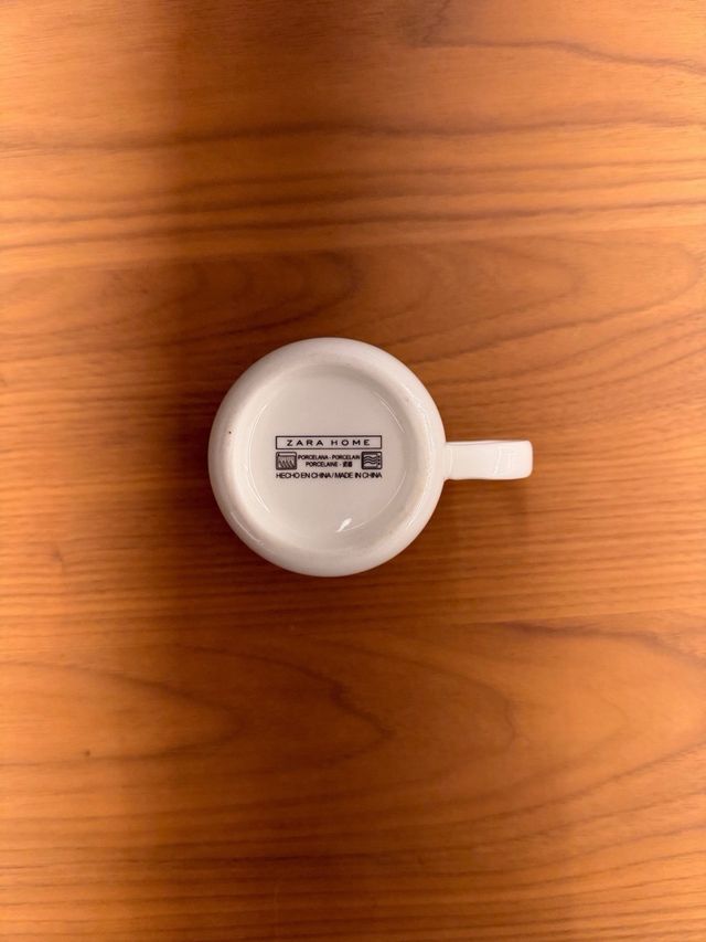 Set de 6 tazas de café Zara Home Naranja