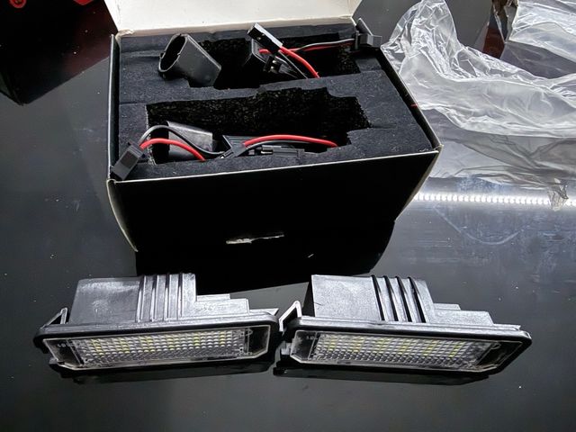 Luces LED Matrícula Volkswagen Porsche Skoda Seat