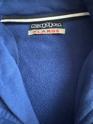 Sudadera Vintage Kappa Fleece Azul XL