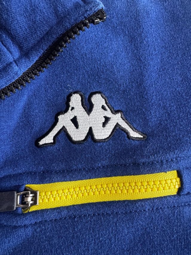 Sudadera Vintage Kappa Fleece Azul XL