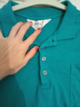 Camiseta Polo Turquesa Talla XL