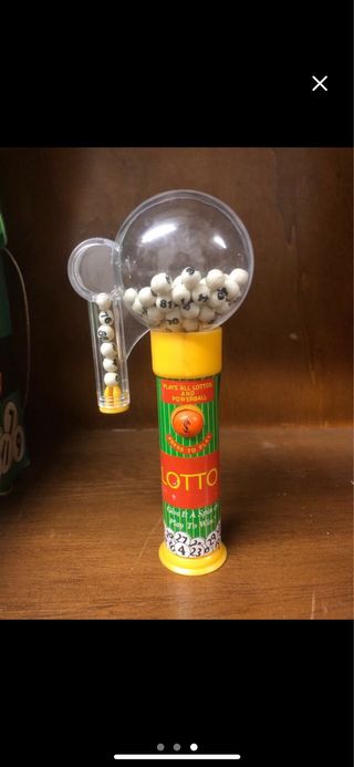 Banco Lotto con palline e funzione a batteria