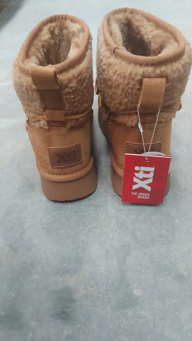 Botas Xti Beige/Marrón Talla 38
