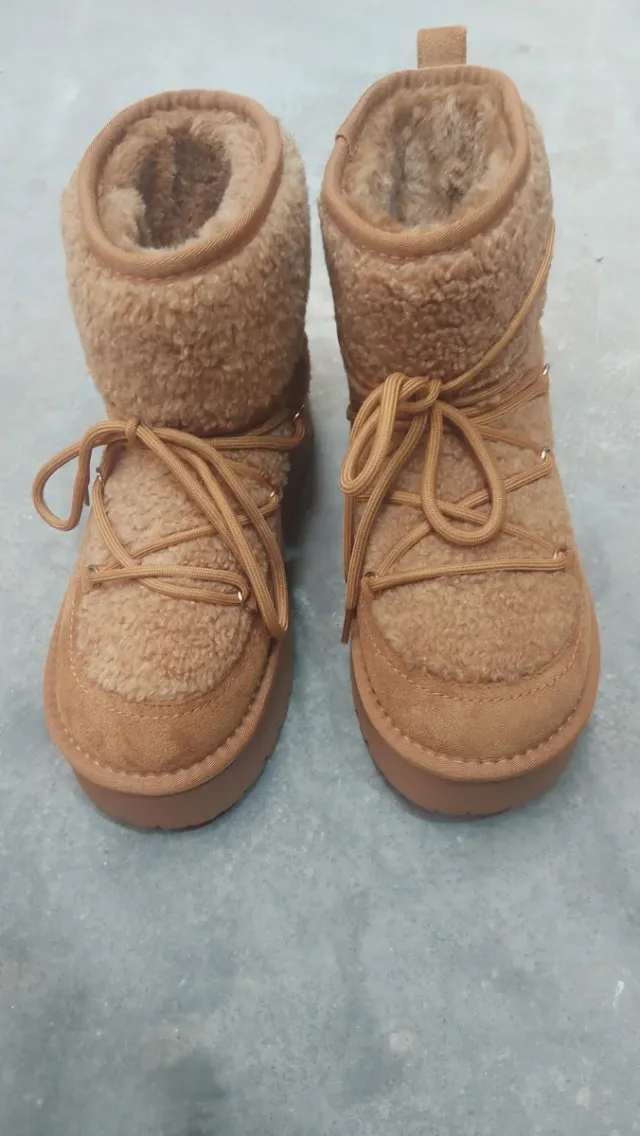 Botas Xti Beige/Marrón Talla 38