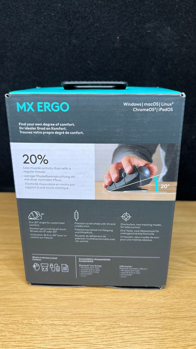 Logitech MX Ergo Trackball Inalámbrico