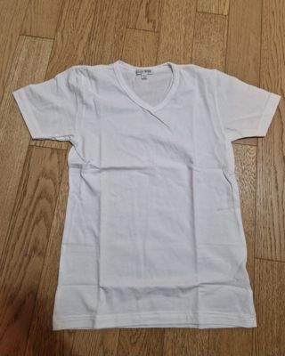 T-shirt bianca Liabel Kids scollo a V taglia 10