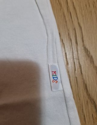 T-shirt bianca Liabel Kids scollo a V taglia 10