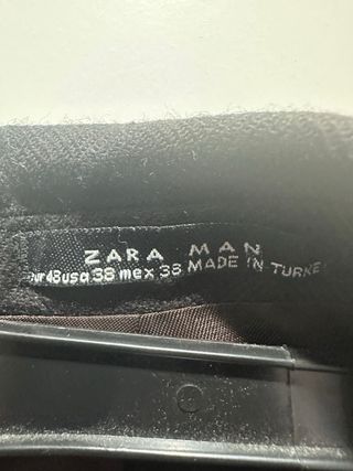 Blazer Zara Negro Hombre