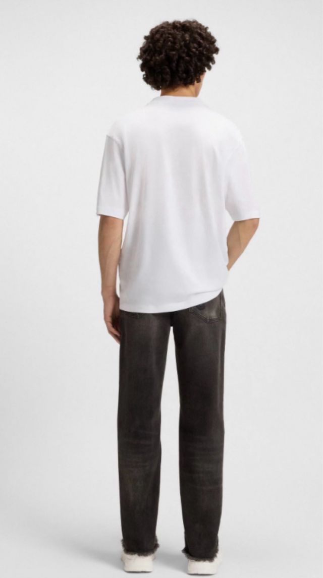 Camiseta Hugo Boss Logo Estampado Difuminado