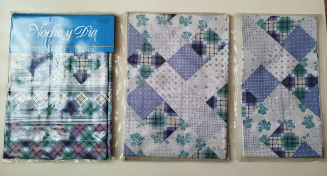 Juego Sábanas con BAJERA a juego.Noche y Día 80cm