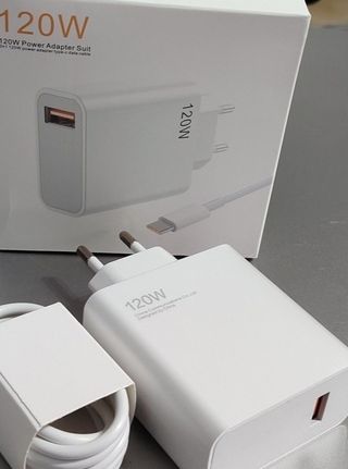 Cargador 120W compartible Xiaomi USB y Cable USB C