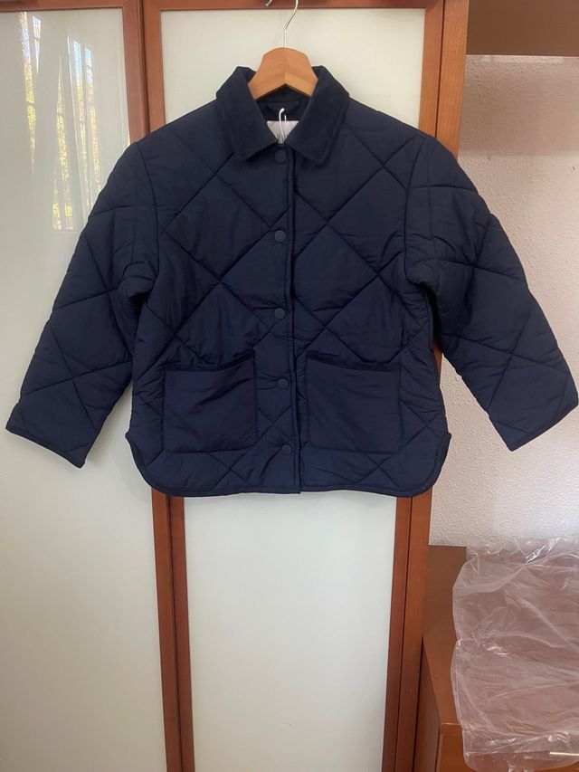 Chaqueta acolchada azul