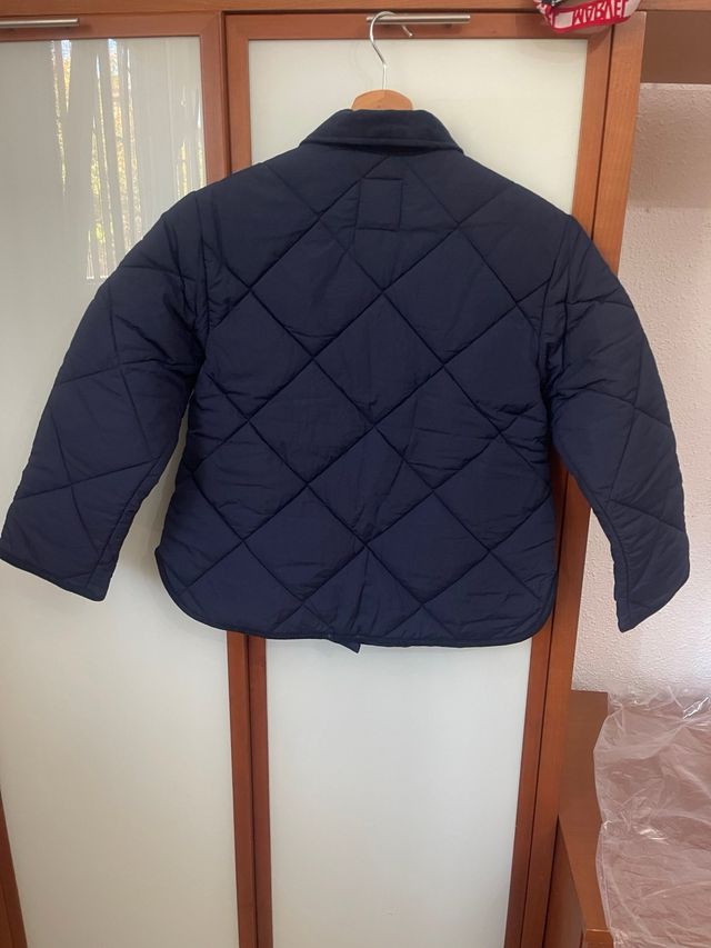 Chaqueta acolchada azul