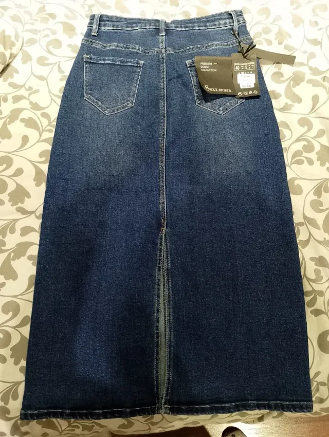 Falda vaquera larga
Talla 40